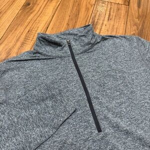Lululemon Vent Tech Half Zip Pullover Mens Large Performance Gray Stretch Gym